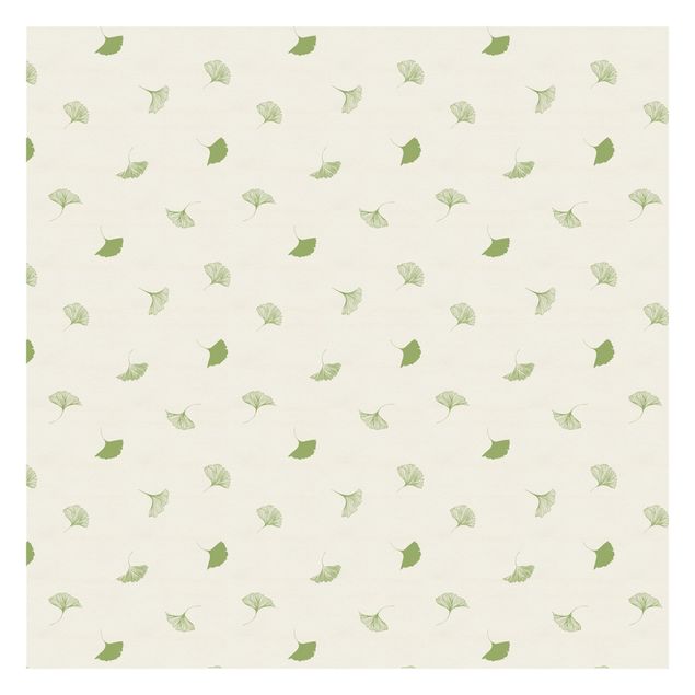 Self adhesive wallpapers Gingko Leaf Pattern In Green