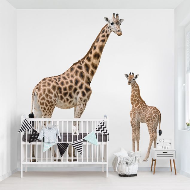 Nursery decoration Giraffe Mother And Child
