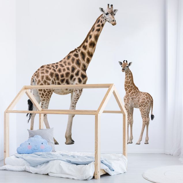 Wallpapers giraffe Giraffe Mother And Child