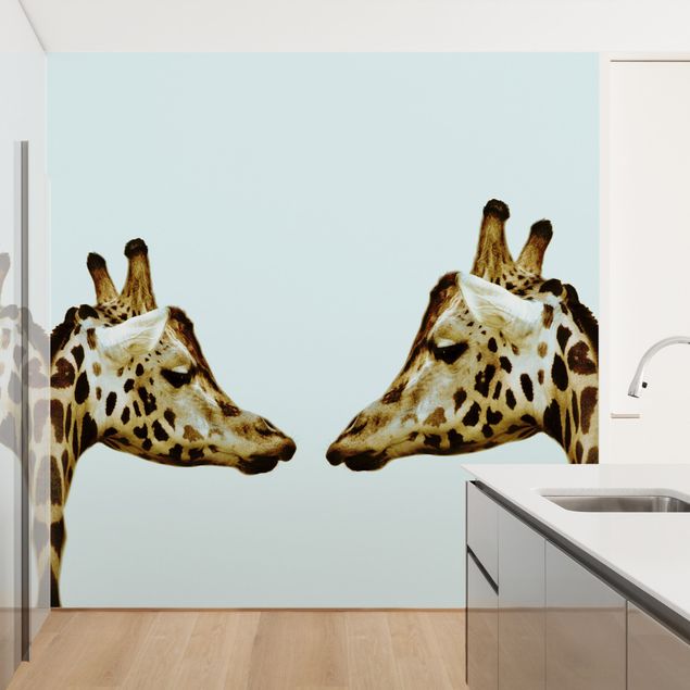 Wallpapers giraffe Giraffes In Love