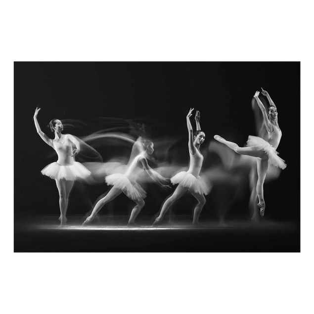 Black and white art Ballerina Art Wave