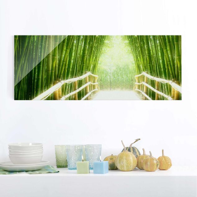 Landscape canvas prints Bamboo Way