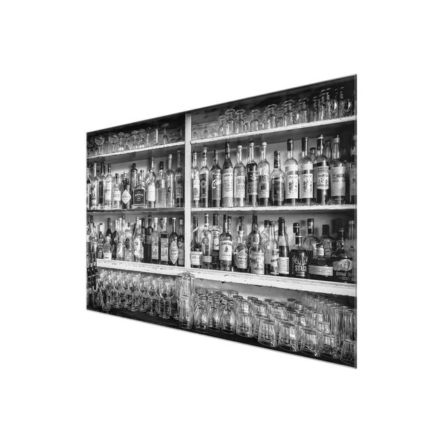 Glas Magnetboard Bar Black & White