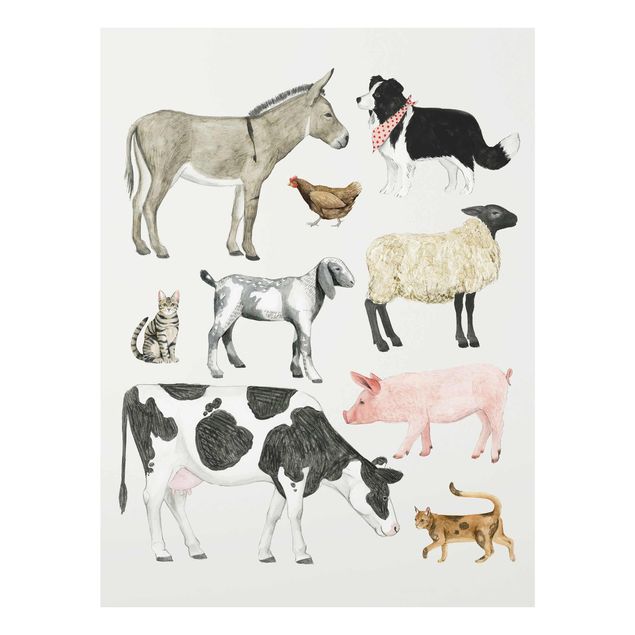 Prints Farm Animal Family II
