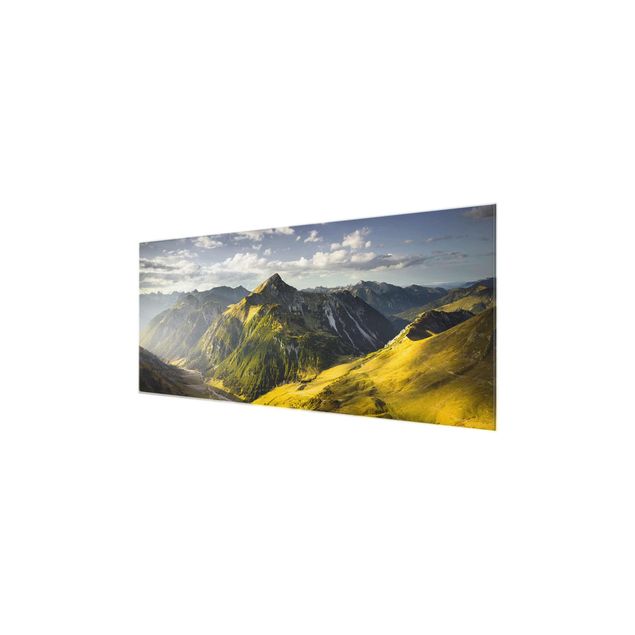 Mountain prints Mountains And Valley Of The Lechtal Alps In Tirol