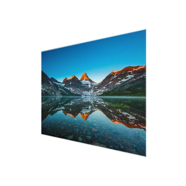 Modern art prints Mountain Landscape At Lake Magog In Canada