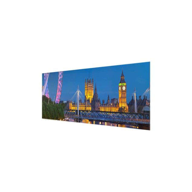 Skyline wall art Big Ben And Westminster Palace In London At Night