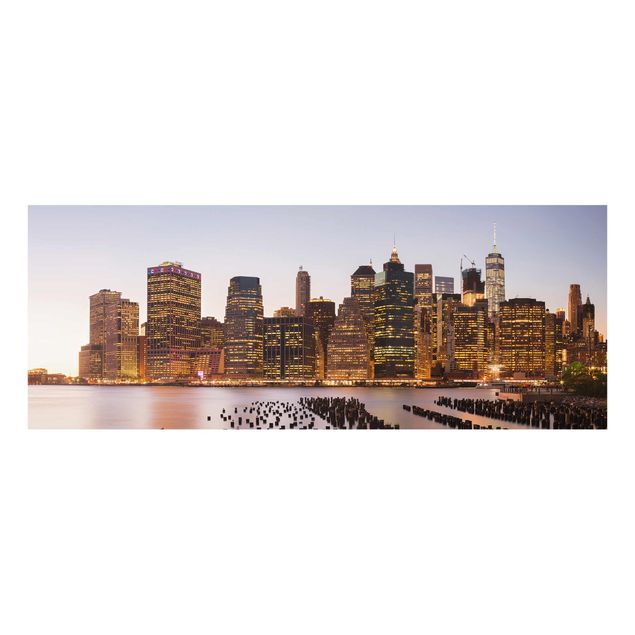 Contemporary art prints View Of Manhattan Skyline