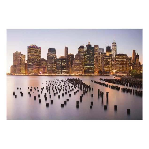 Contemporary art prints View Of Manhattan Skyline