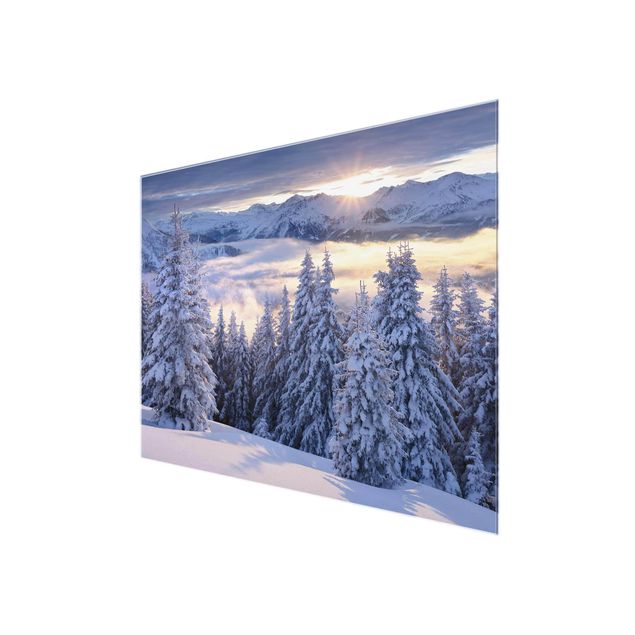 Glass prints landscape View Of The Hohe Tauern From Kreuzkogel Austria