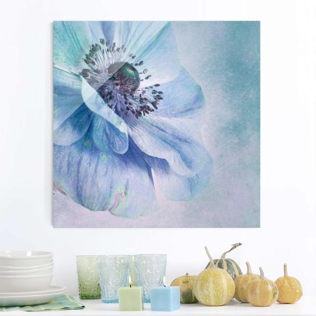 Kitchen Flower In Turquoise
