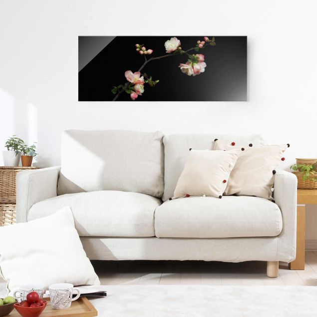 Floral canvas Blossoming Branch Apple Tree