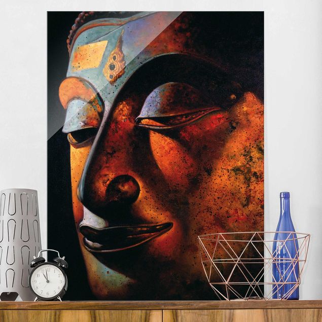 Glass prints spiritual Bombay Buddha