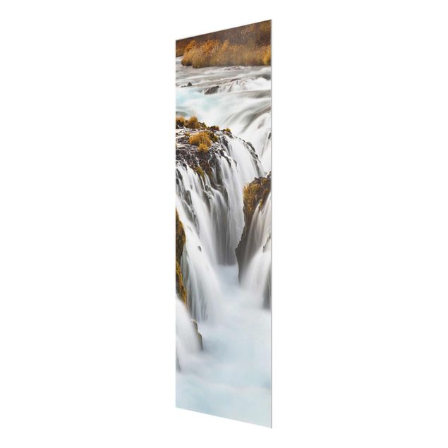 Nature art prints Brúarfoss Waterfall In Iceland