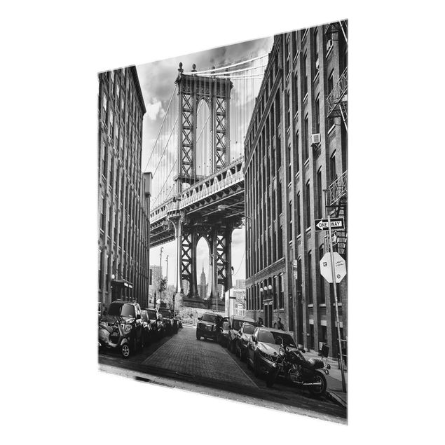 Modern art prints Manhattan Bridge In America
