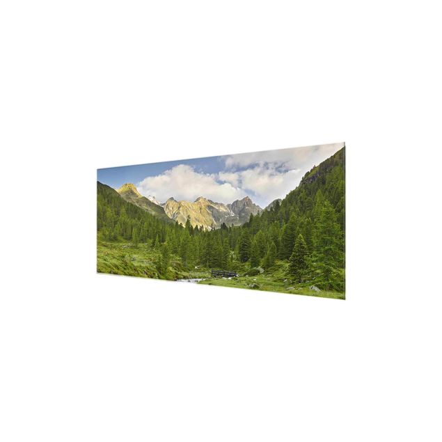 Glass prints landscape Debanttal Hohe Tauern National Park