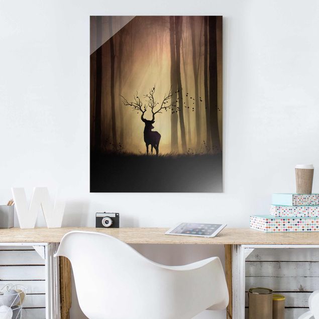 Landscape canvas prints The Lord Of The Forest