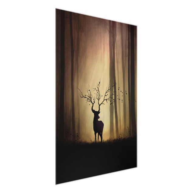 Wall art deer The Lord Of The Forest