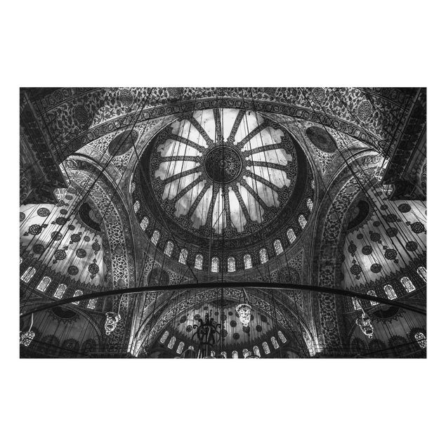 Black and white wall art The Domes Of The Blue Mosque