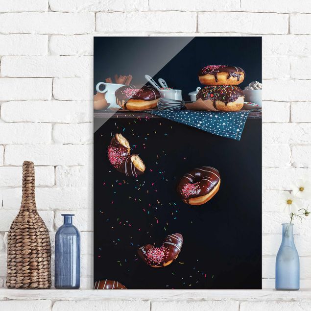 Modern art prints Donuts from the Kitchen Shelf