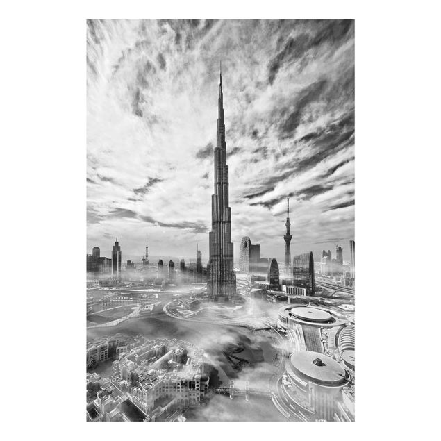 Contemporary art prints Dubai Super Skyline