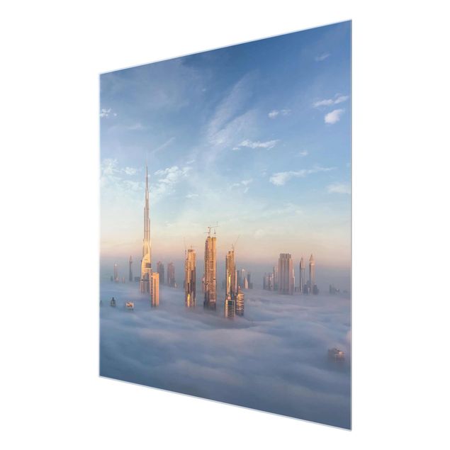 Navy wall art Dubai Above The Clouds