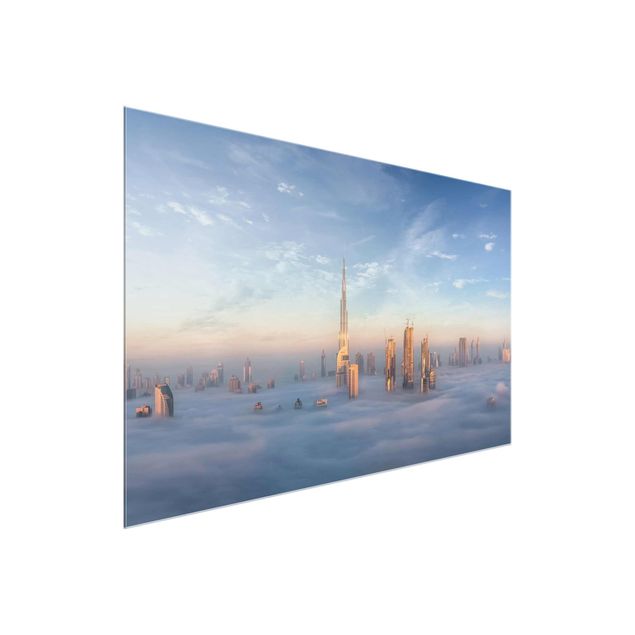 Modern art prints Dubai Above The Clouds