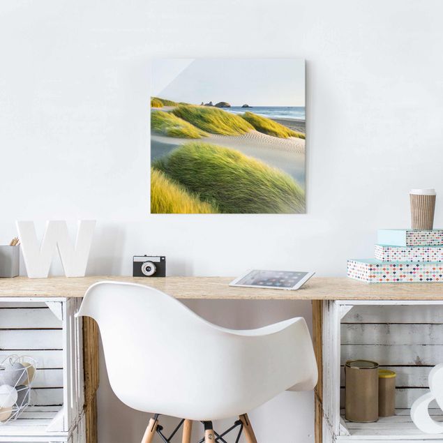 Landscape wall art Dunes And Grasses At The Sea
