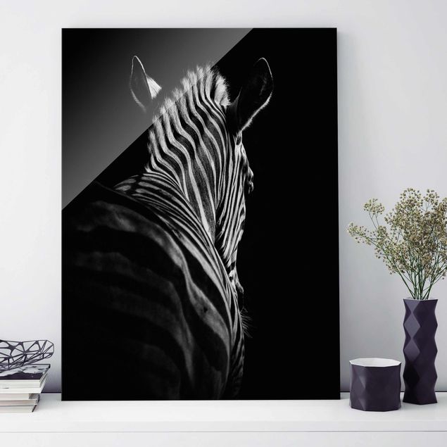 Kitchen Dark Zebra Silhouette