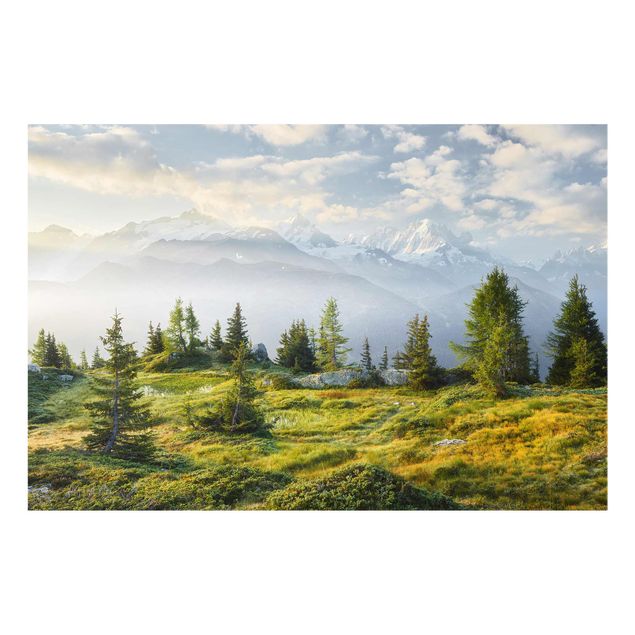 Mountain art prints Émosson Wallis Switzerland