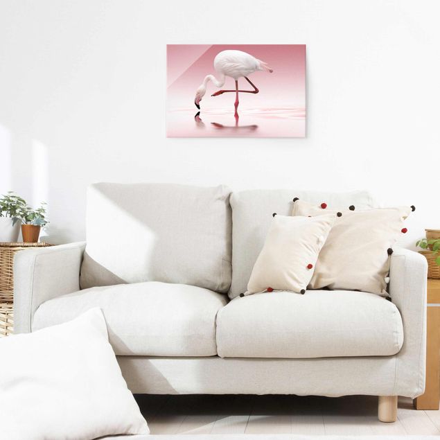 Animal canvas Flamingo Dance