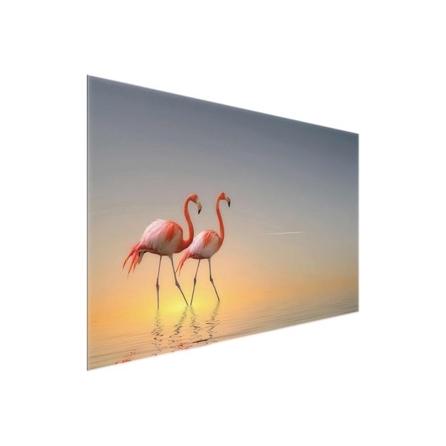 Sea life prints Flamingo Love