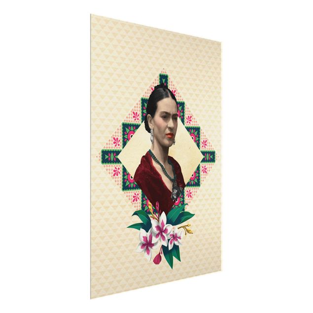 Prints floral Frida Kahlo - Flowers And Geometry