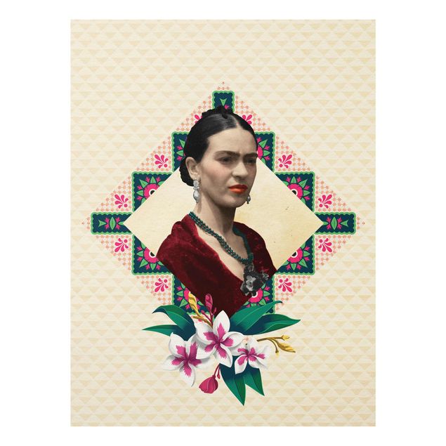 Frida Kahlo paintings Frida Kahlo - Flowers And Geometry
