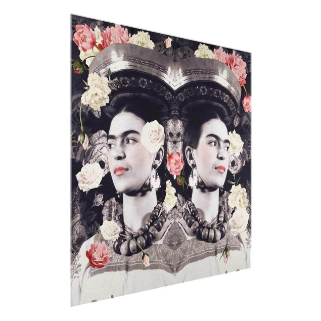 Flower print Frida Kahlo - Flower Flood