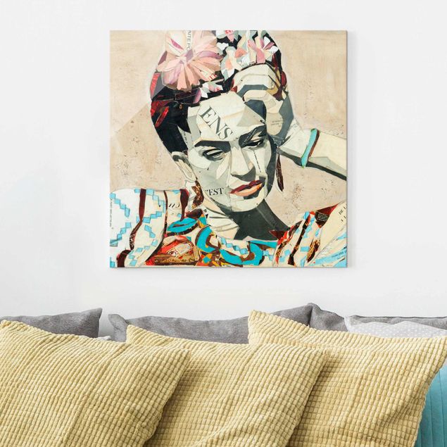 Canvas art Frida Kahlo - Collage No.1