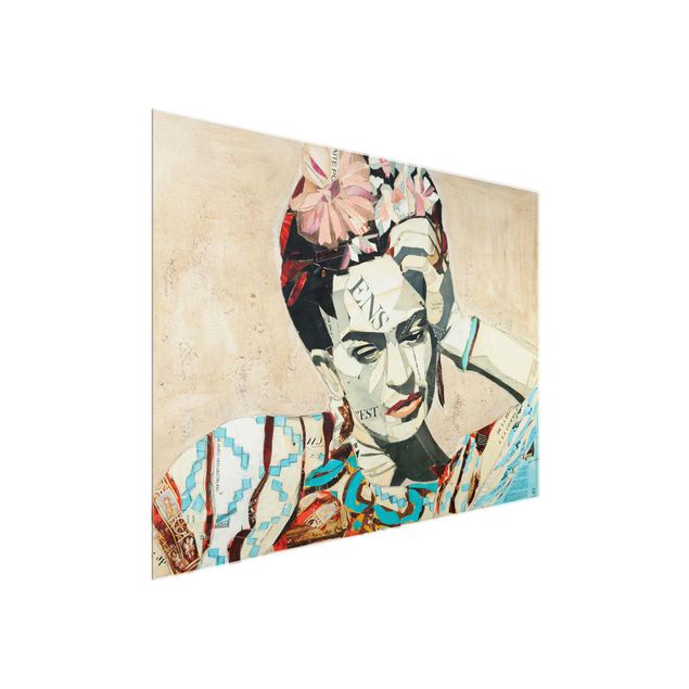 Framed portrait prints Frida Kahlo - Collage No.1