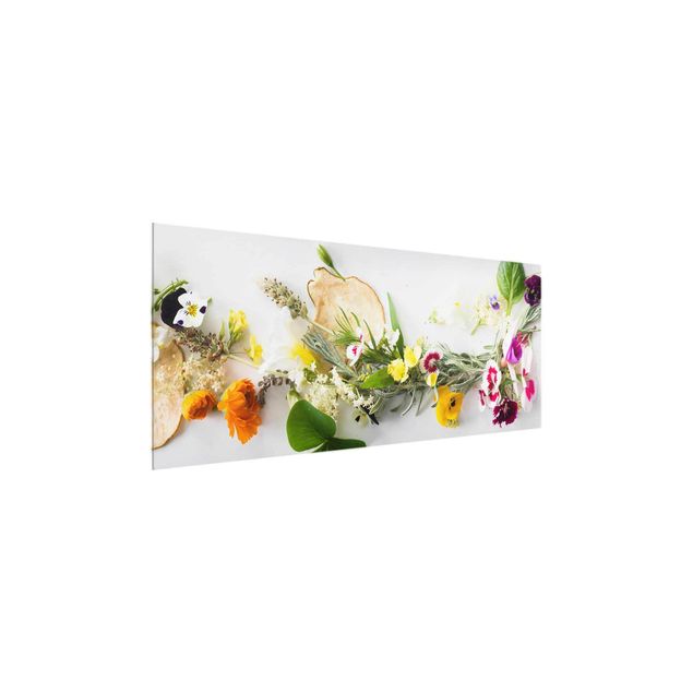 Floral prints Fresh Herbs With Edible Flowers