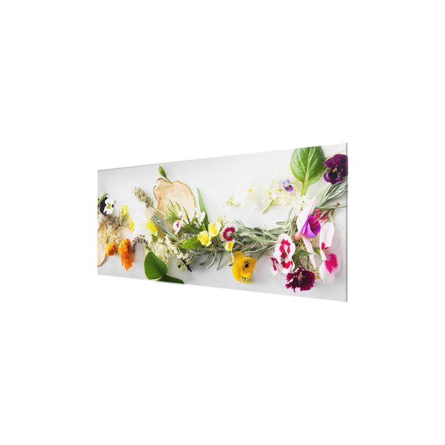 Prints Fresh Herbs With Edible Flowers