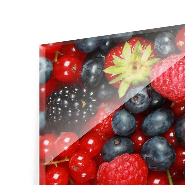 Glas Magnettafel Fruity Berries