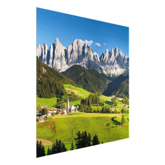 Mountain art prints Odle In South Tyrol