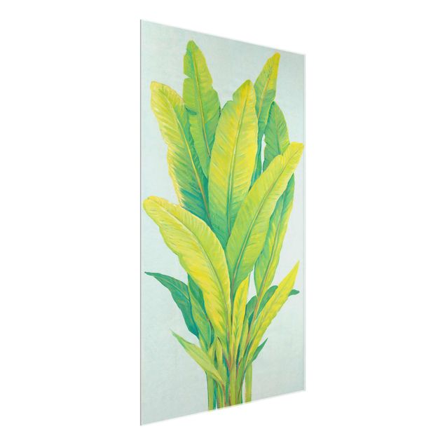 Floral picture Yellow-Green Banana Leaves