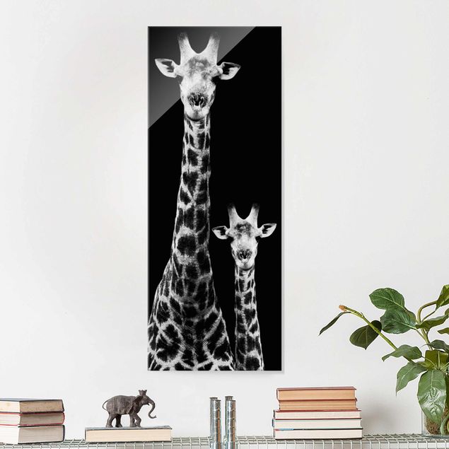 Giraffe print Giraffe Duo black & white