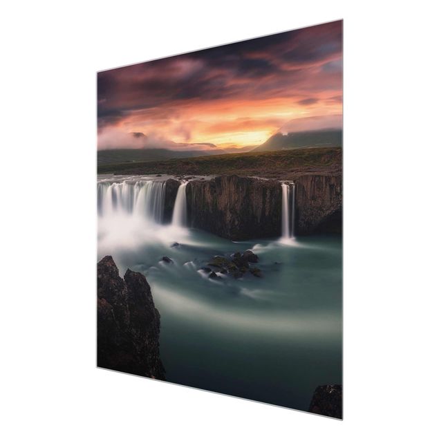 Nature wall art Goðafoss Waterfall In Iceland