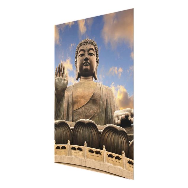 Glas Magnetboard Big Buddha