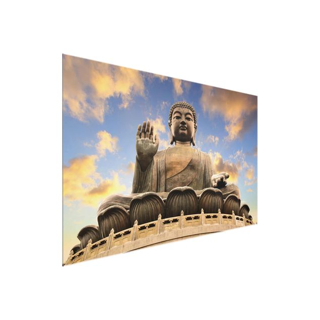Spiritual canvas wall art Big Buddha