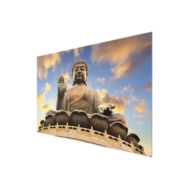 Glas Magnetboard Big Buddha