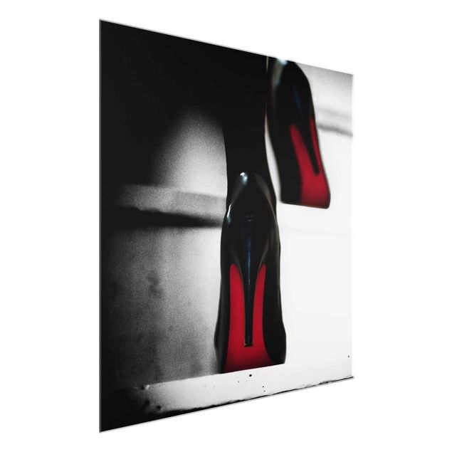 Portrait canvas prints High Heels In Red