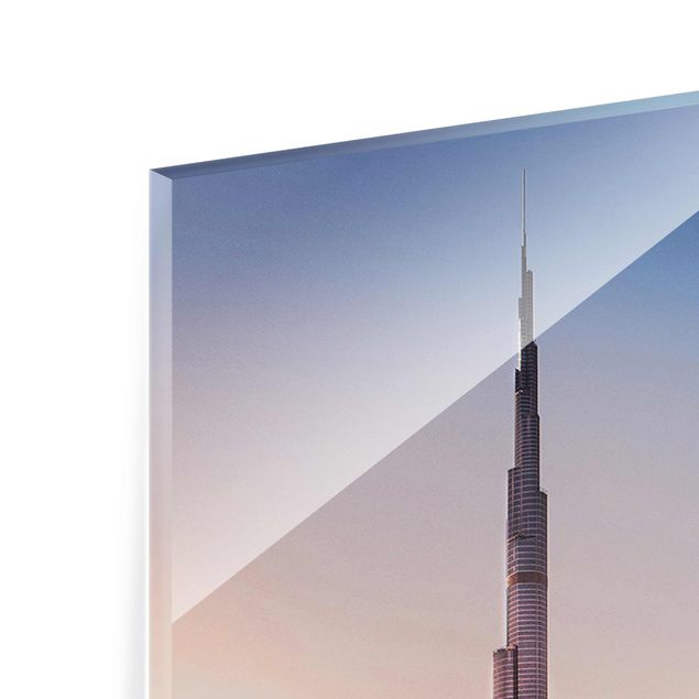 Glas Magnettafel Heavenly Dubai Skyline