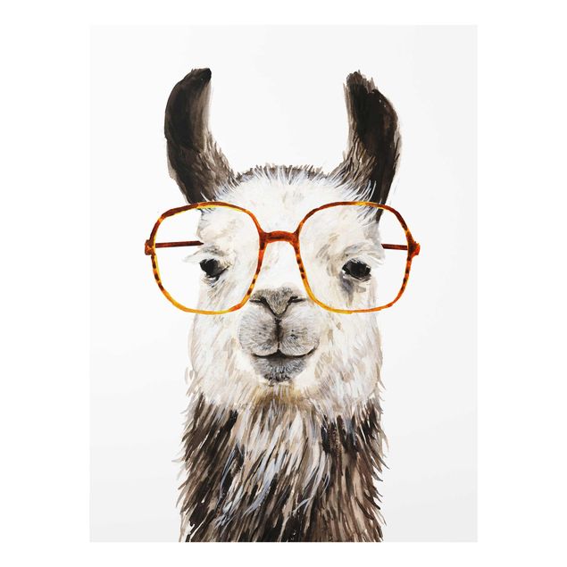 Modern art prints Hip Lama With Glasses IV